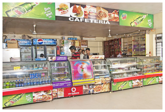 The canteen hall at SKIT