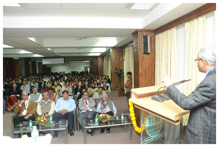 A seminar in progress at SKIT